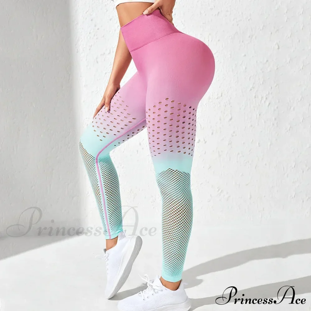 Seamless Out High Waist Push Up Tight Gym Legging - Image 10