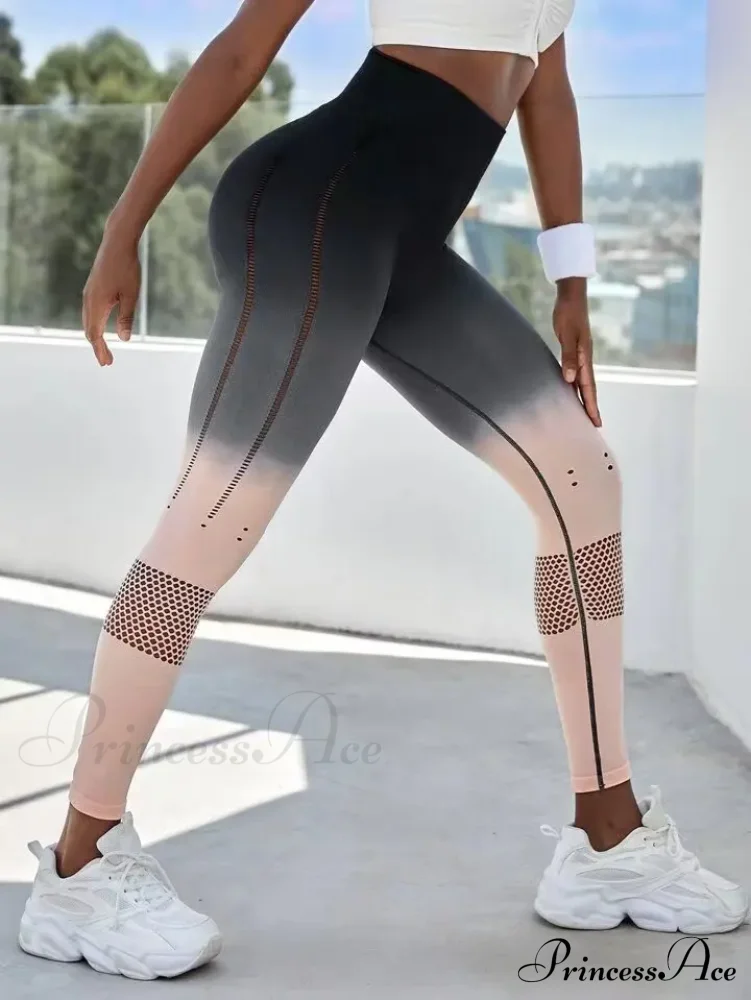 Seamless Sports Push Up Waist Yoga Gym Clothing Legging - Image 8
