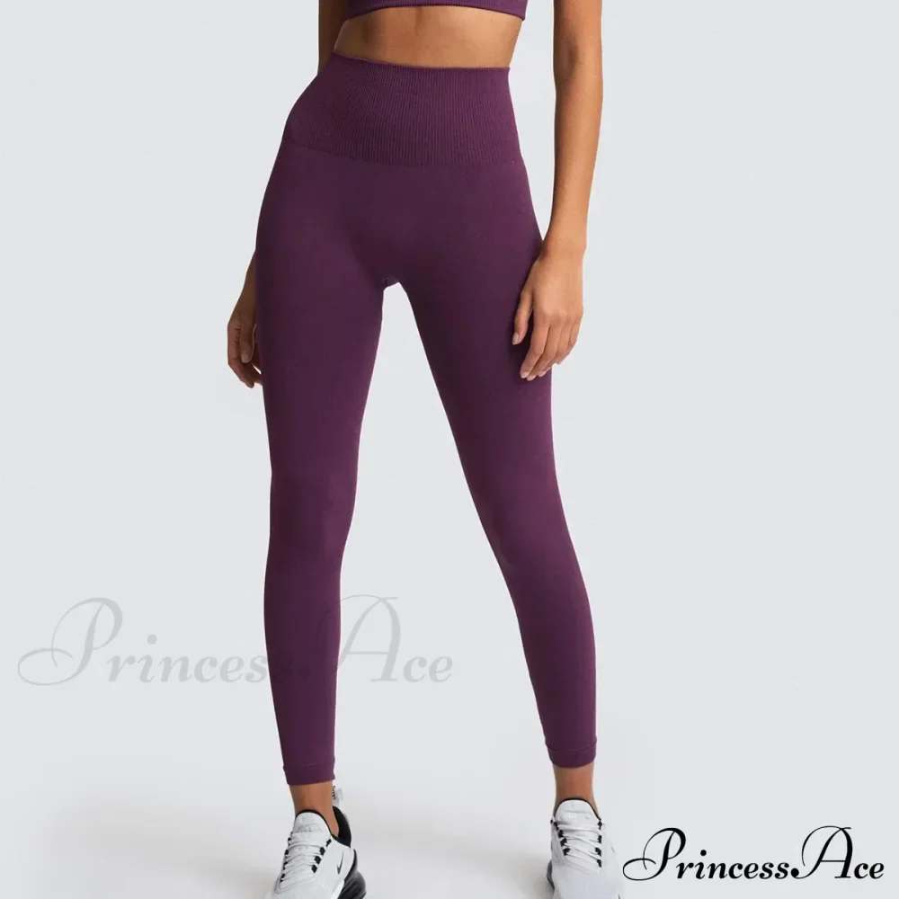 Sport Seamless High Waist Yoga Butt Lift Legging - Image 15