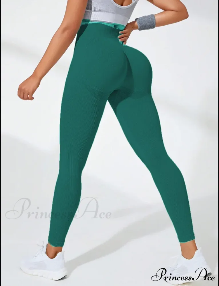 Thread Seamless High Waist Elastic Gym Legging - Image 6