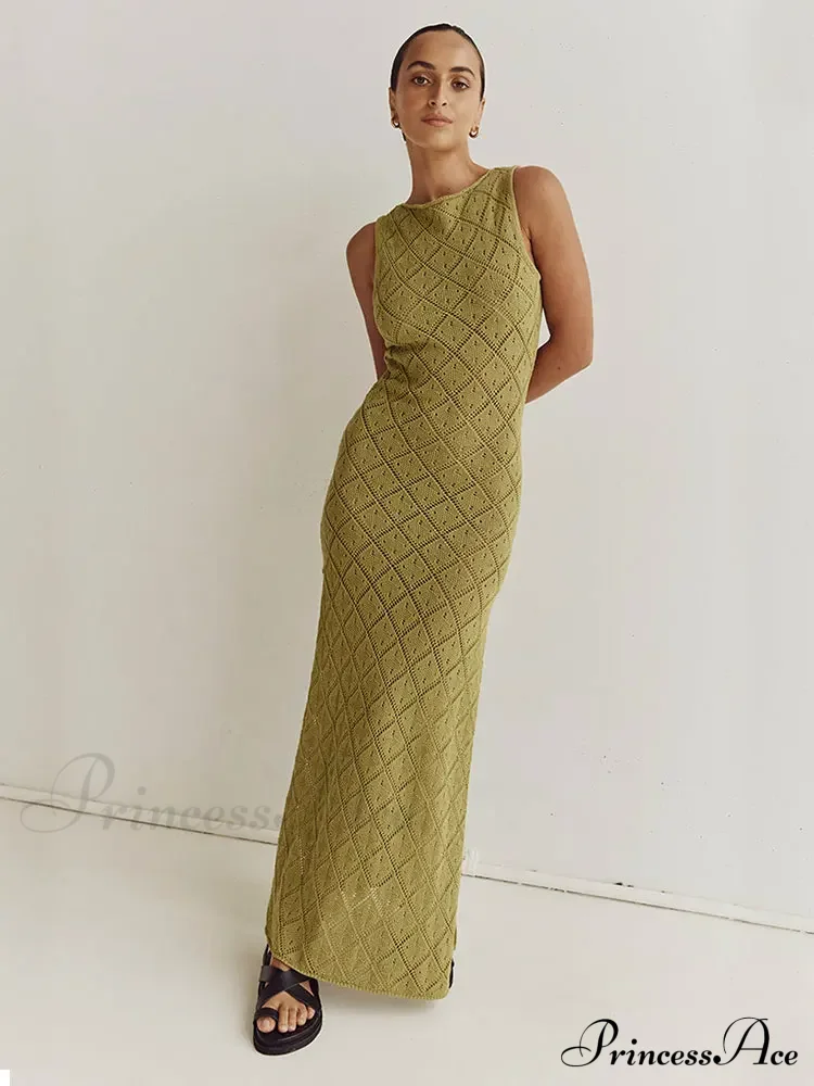 Slim Cocktail Off Shoulder Women's Maxi Dress - Image 8