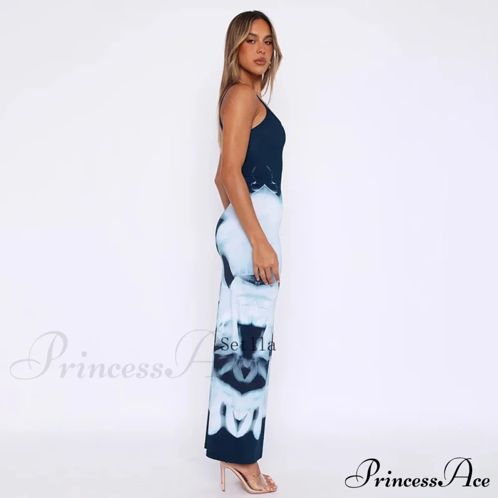 Fashion Sleeveless Slip Long Maxi Dress - Image 4