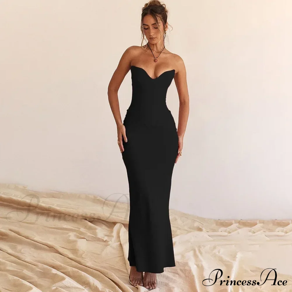 Strapless Corset Mermaid Prom Formal Occasion Luxury Long Mini Maxi Dress - Image 6
