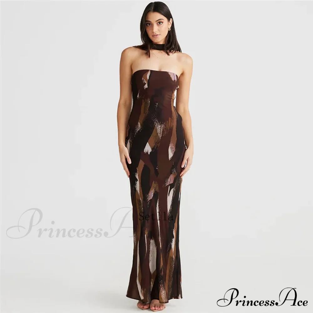 Fashion Print Maxi Dress - Image 3