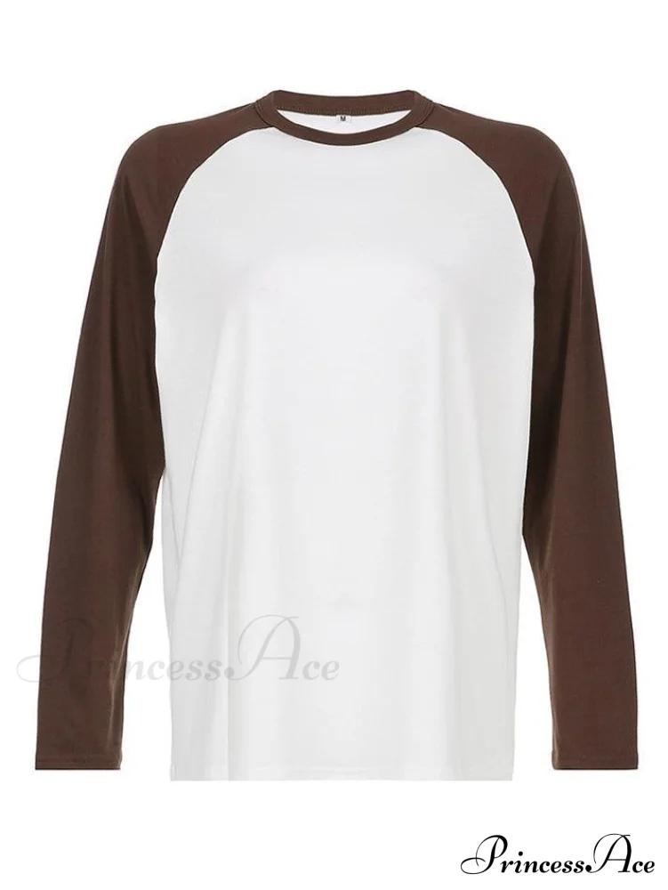 Comfortable Simple Fashionable Versatile Soft Loose Pullover Long Sleeve Tee - Image 4