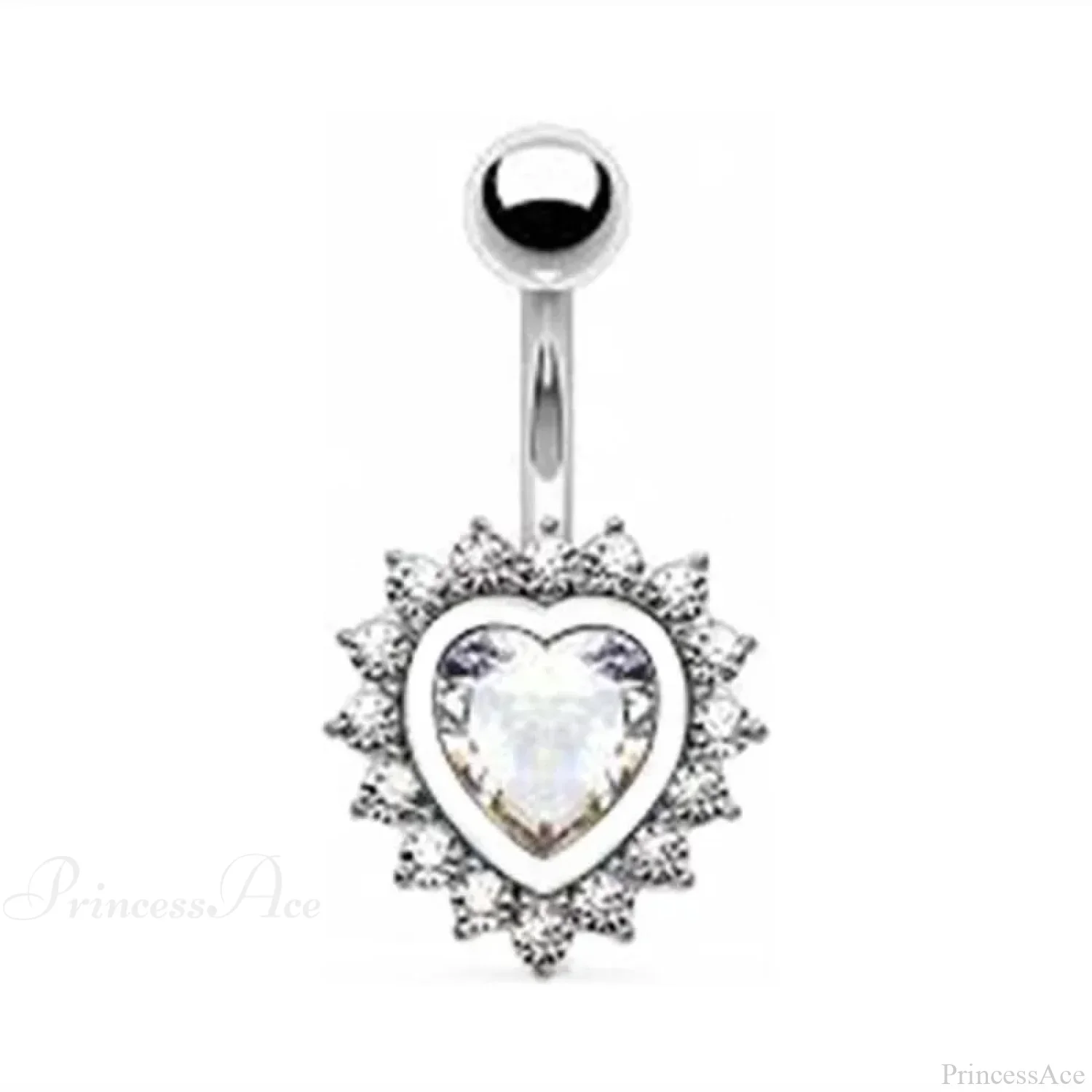 Crystal Dangle Gothic Belly Ring - Image 13