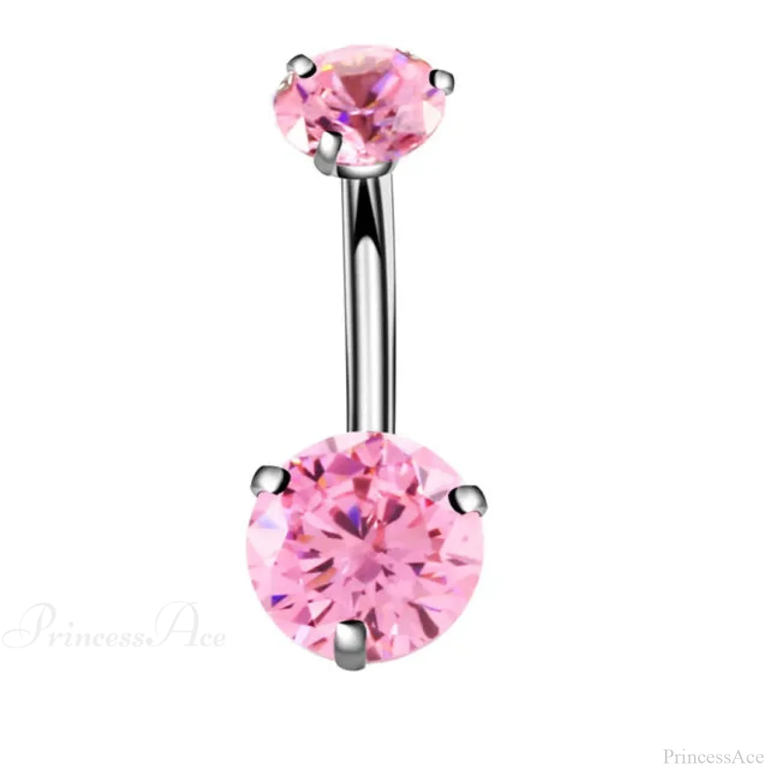 Crystal Heart Pink Gothic Belly Ring - Image 28
