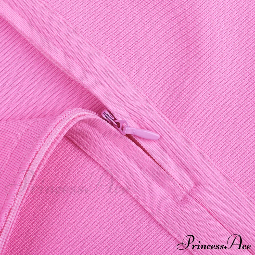 Cut Bodycon Warm-Season Out with Pink Sexy Gown Detail - Image 21