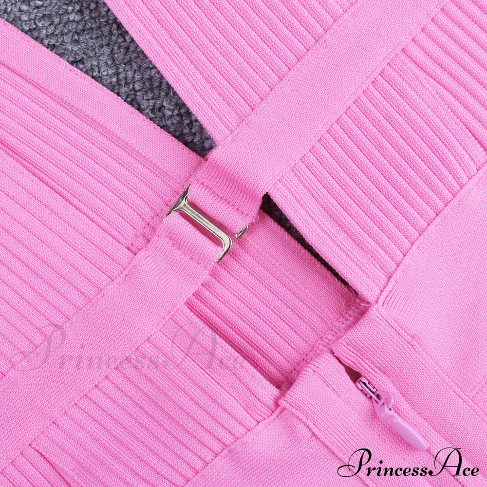 Cut Bodycon Warm-Season Out with Pink Sexy Gown Detail - Image 22