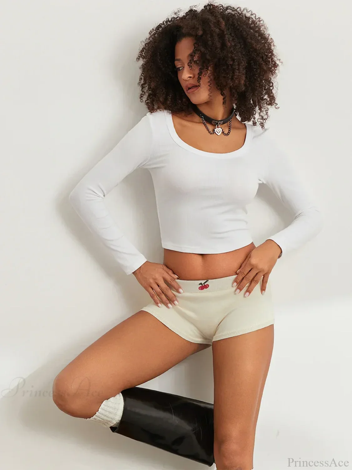 Cute Print Low Rise Lounge Short - Image 5