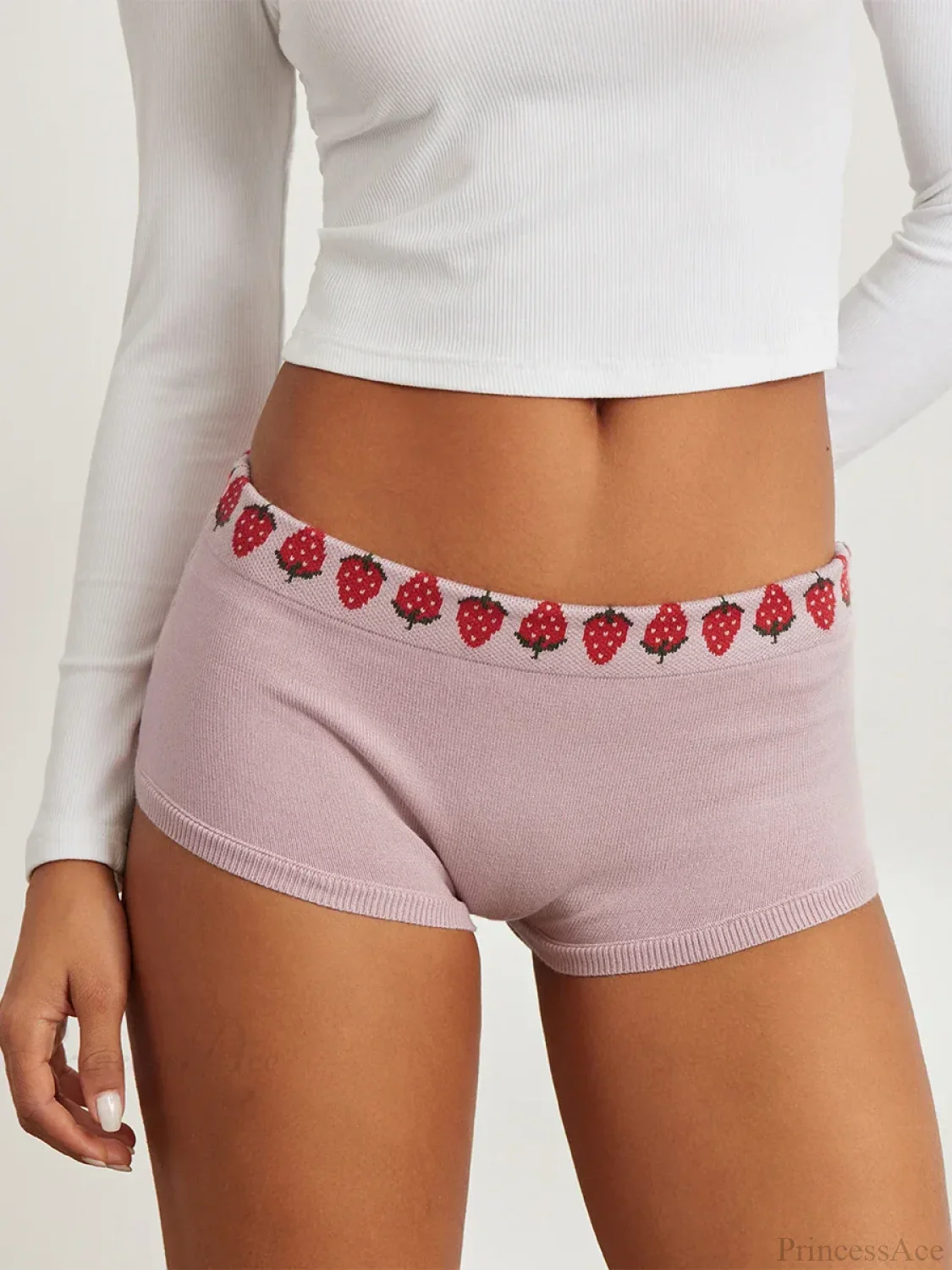 Cute Print Low Rise Lounge Short - Image 7