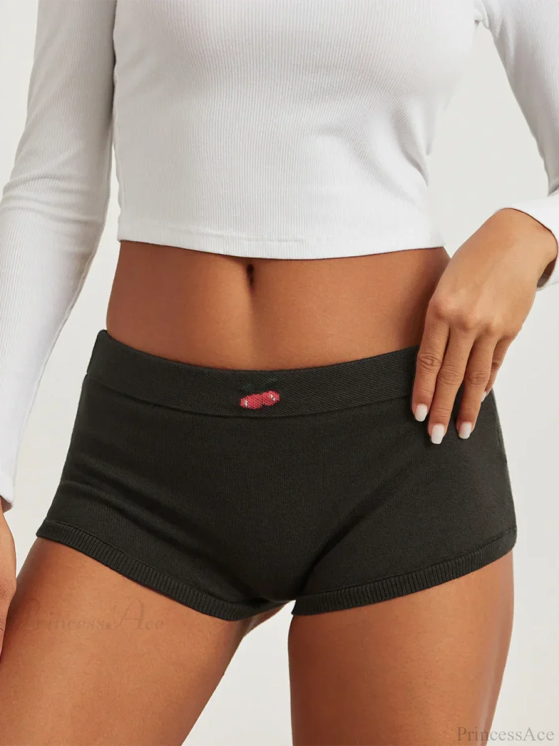 Cute Print Low Rise Lounge Short - Image 9