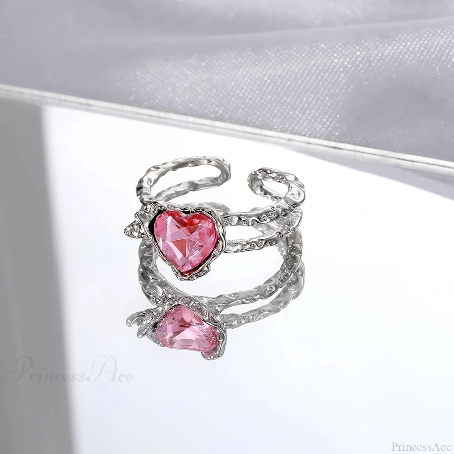 Dark Animal Butterfly Zircon Star Ring - Image 5