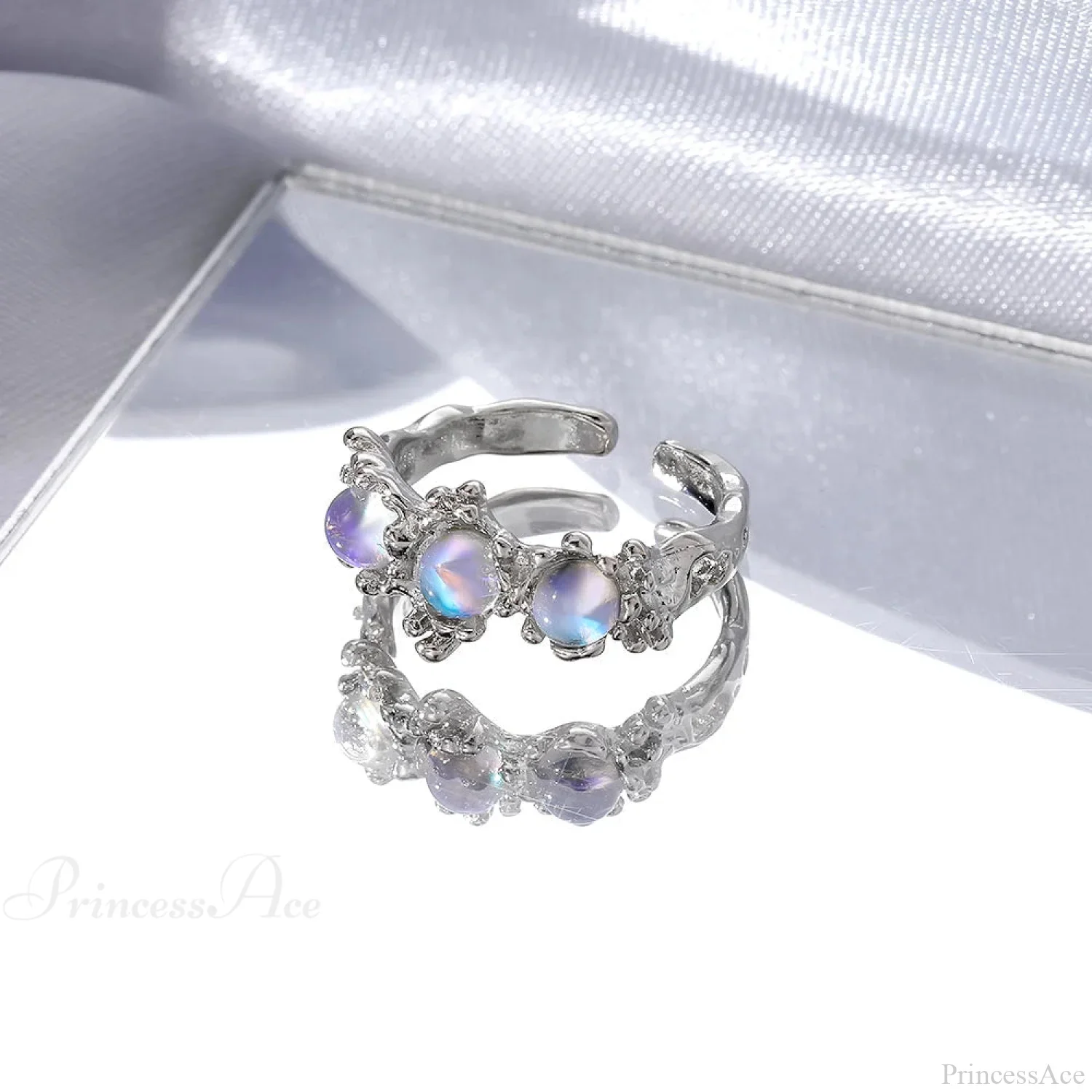 Dark Animal Butterfly Zircon Star Ring - Image 7