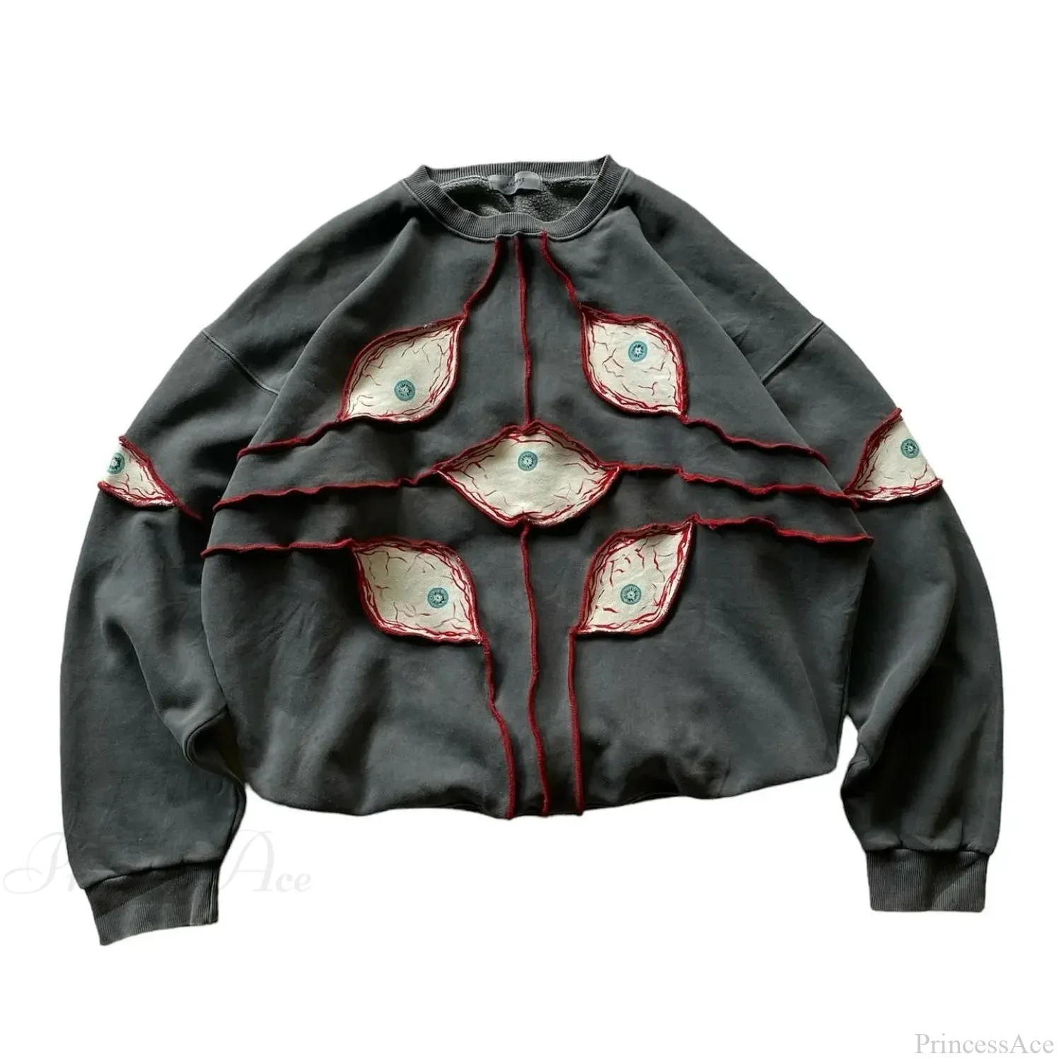 Dark Anime Visual Pullover Hoodie - Image 4