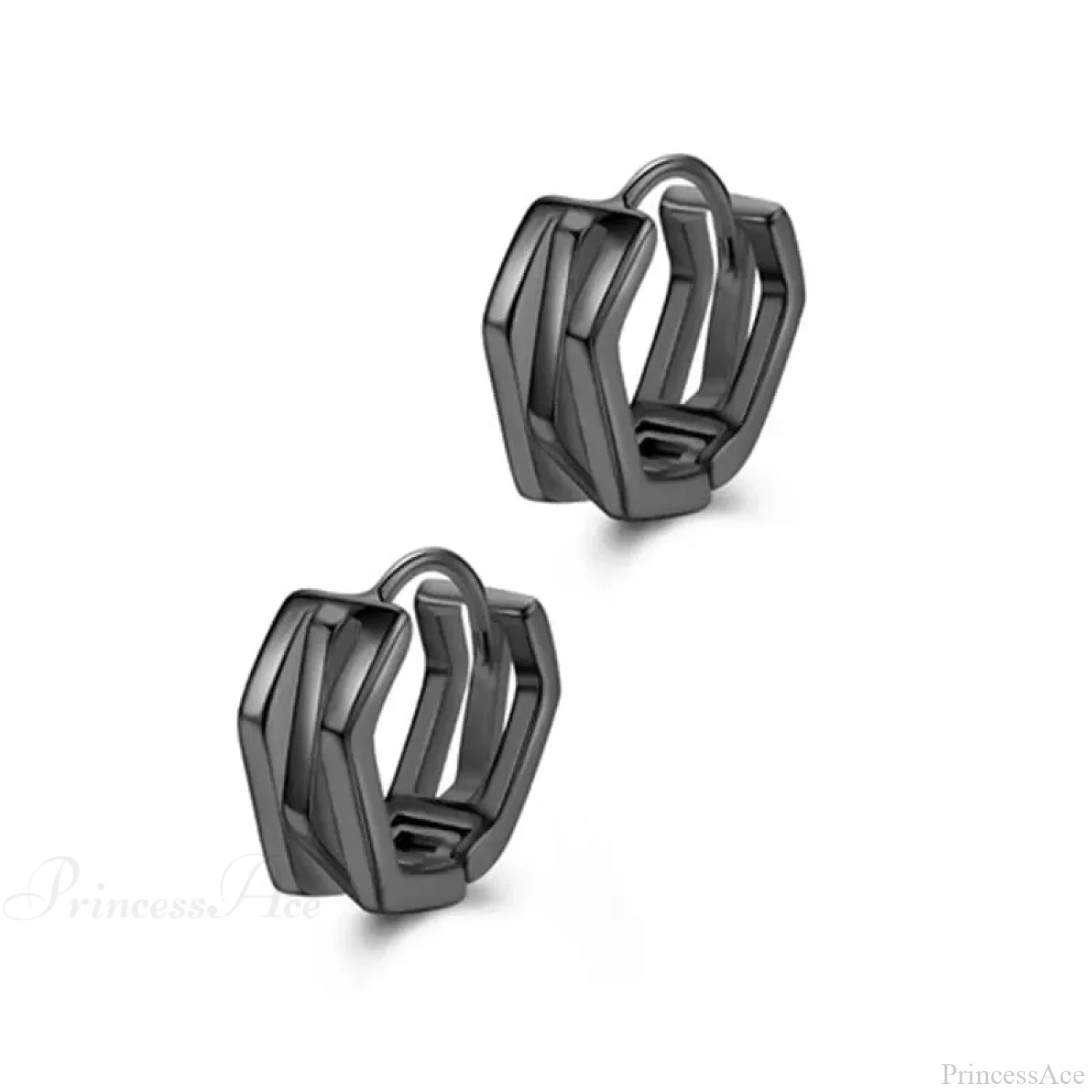 Dark Black Skull Awl Rock Declaration Earring - Image 21