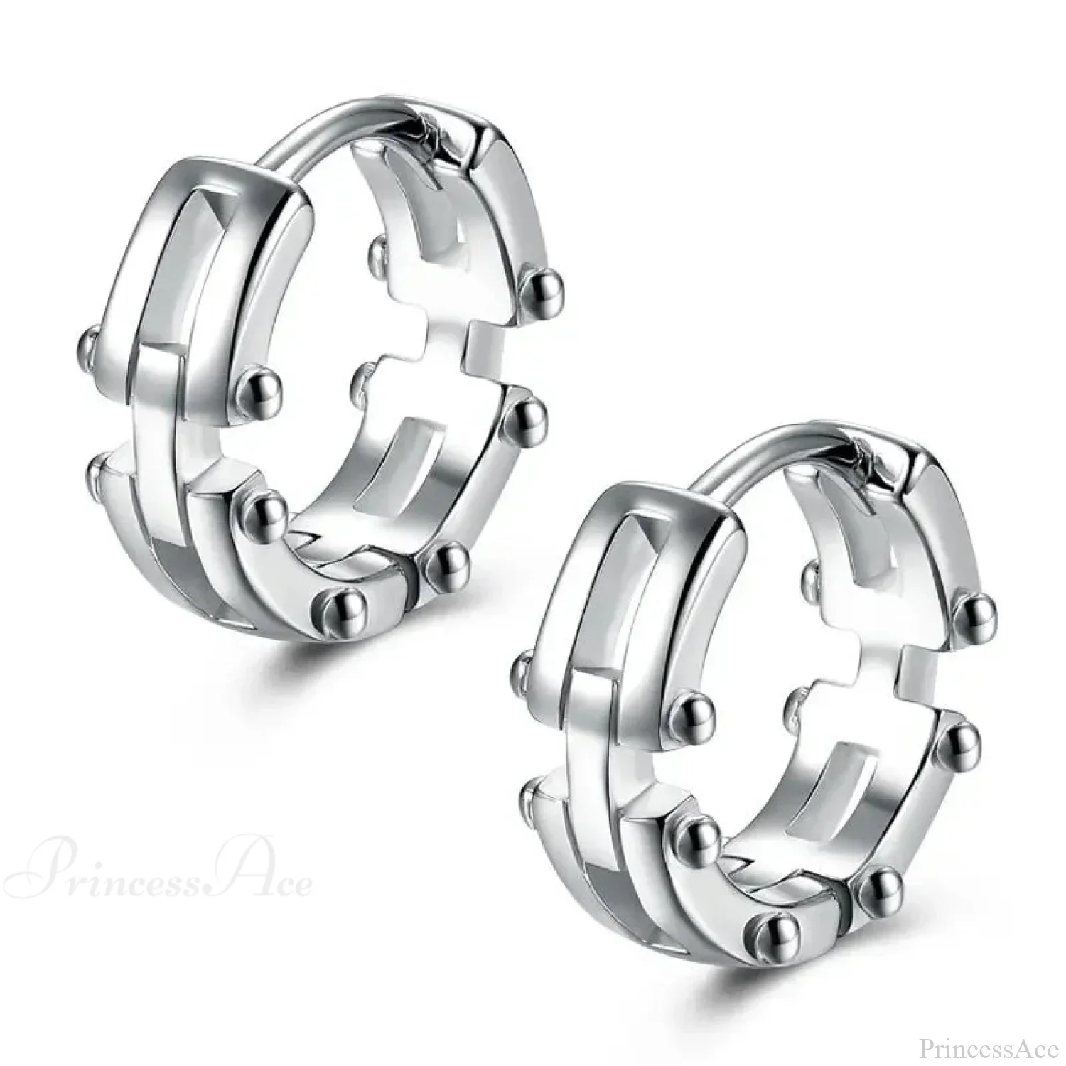 Dark Black Skull Awl Rock Declaration Earring - Image 25
