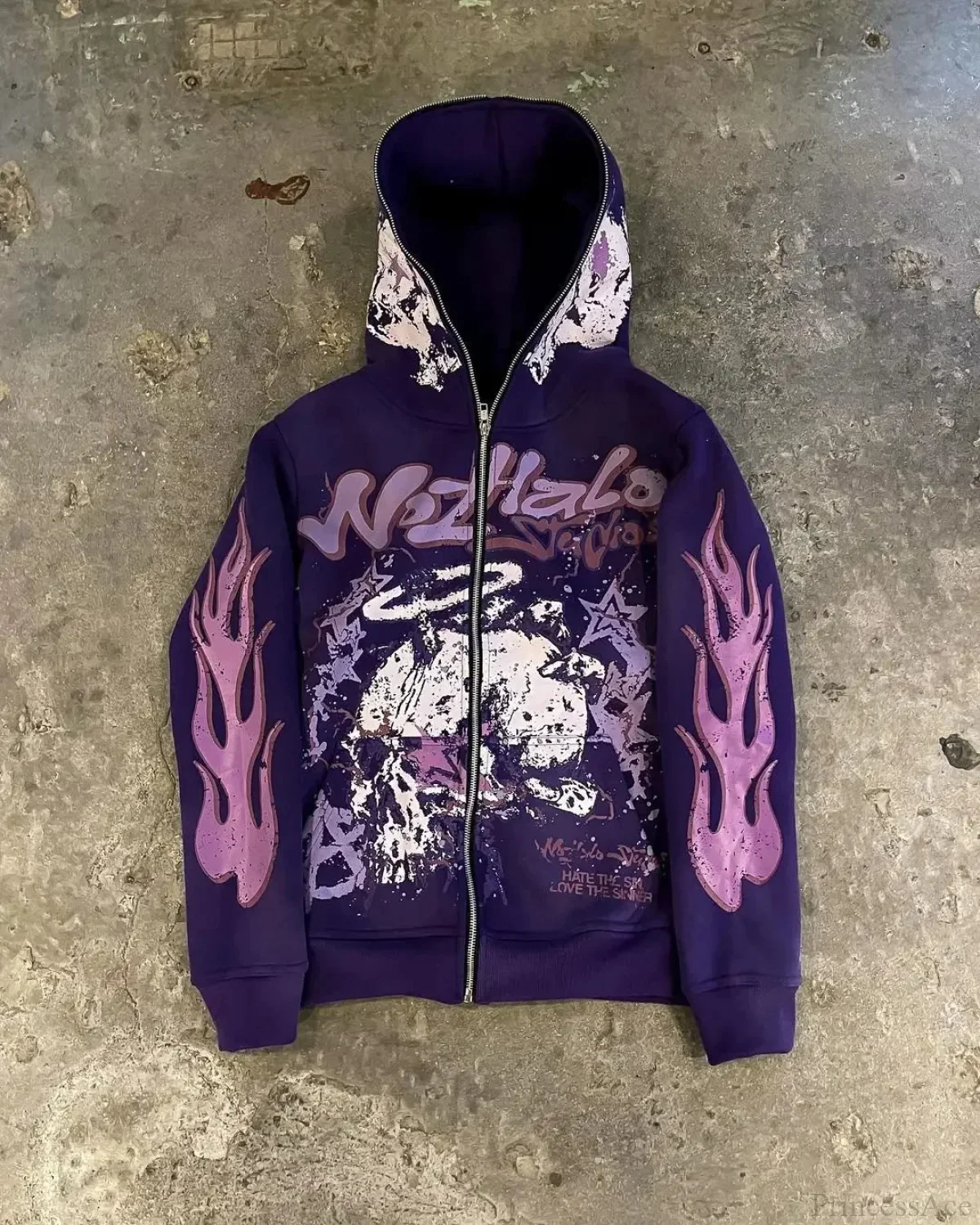 Dark Blazer Sleeve Zip Hoodie - Image 5