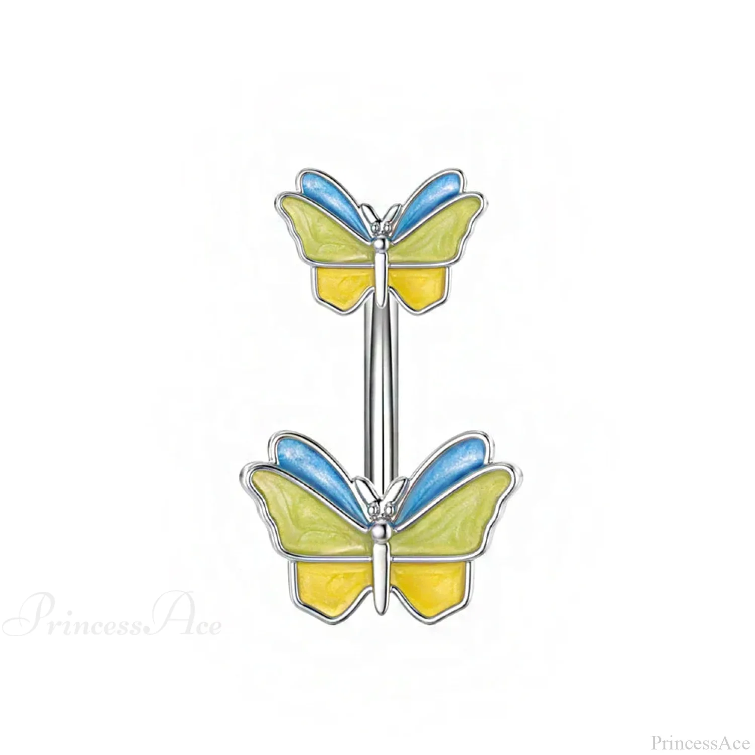 Dark Butterfly Pendant Belly Ring - Image 15