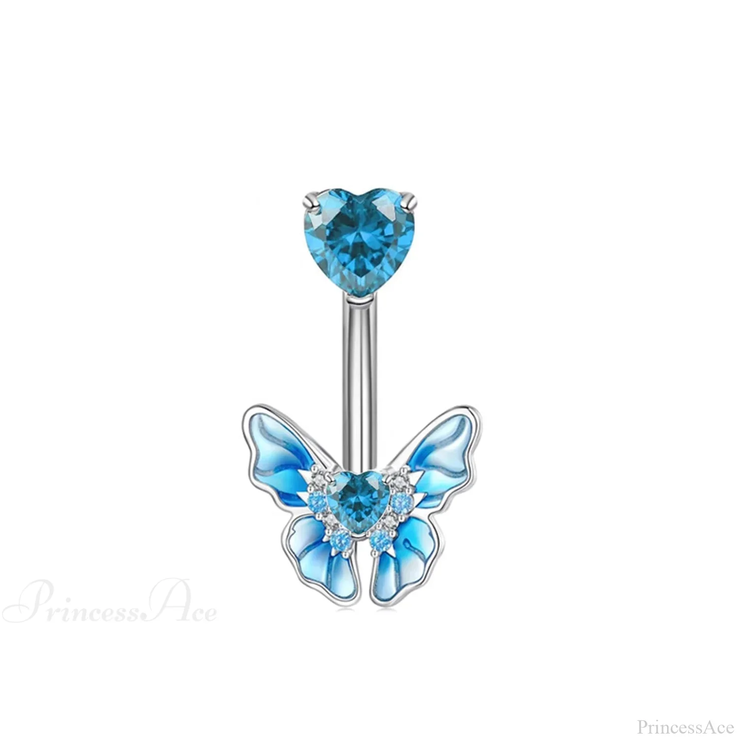 Dark Butterfly Pendant Belly Ring - Image 24