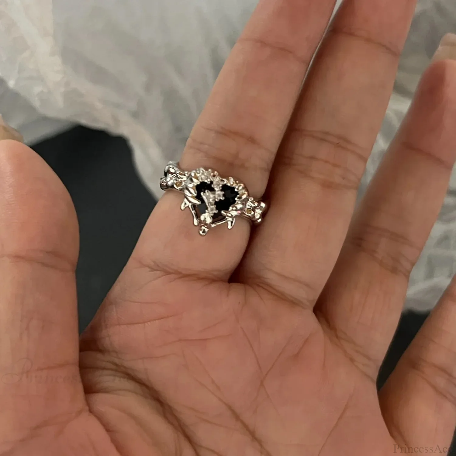 Dark Crystal Ebony Spider Ring - Image 14