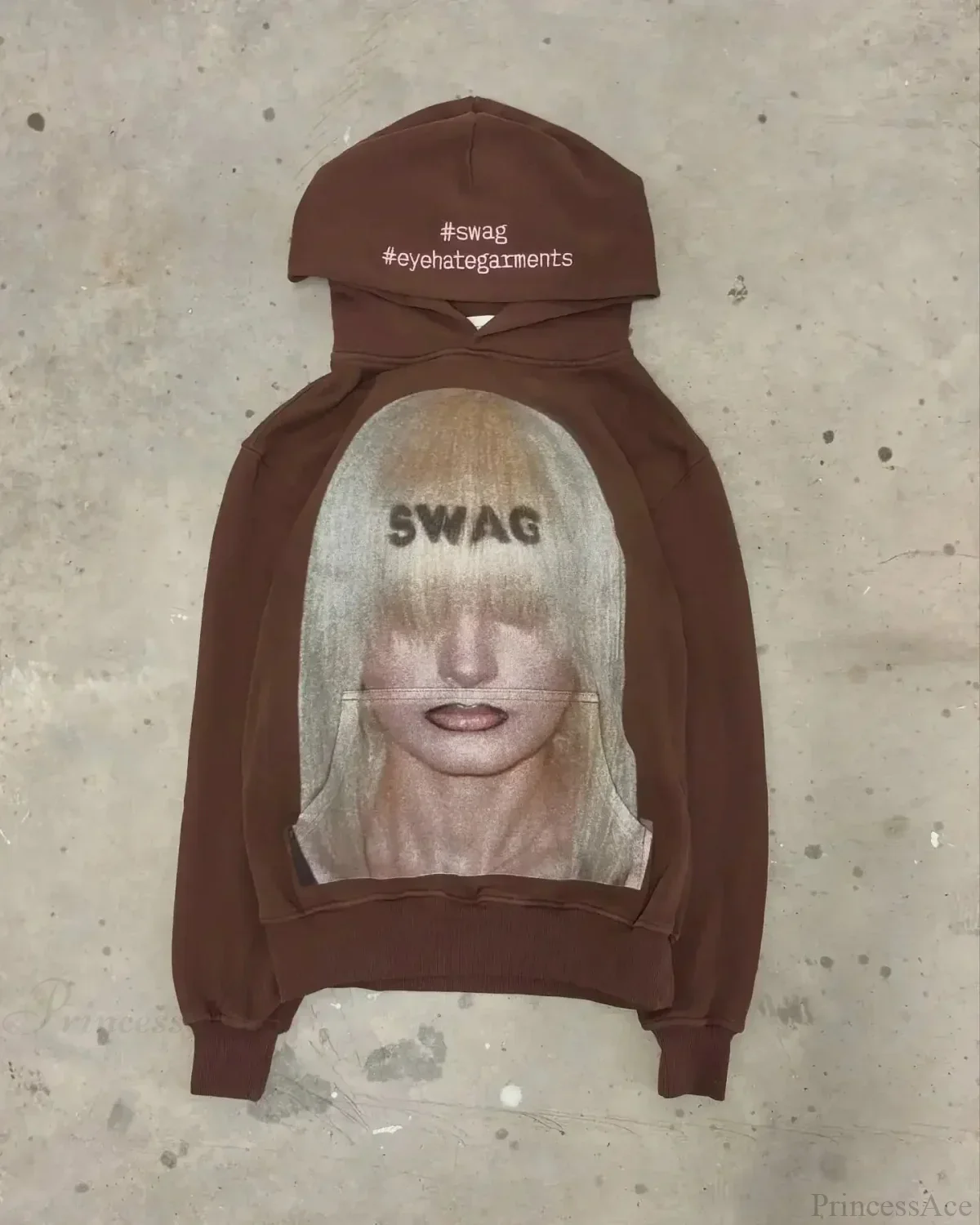 Dark Dirty Pictorial Print Hoodie - Image 10