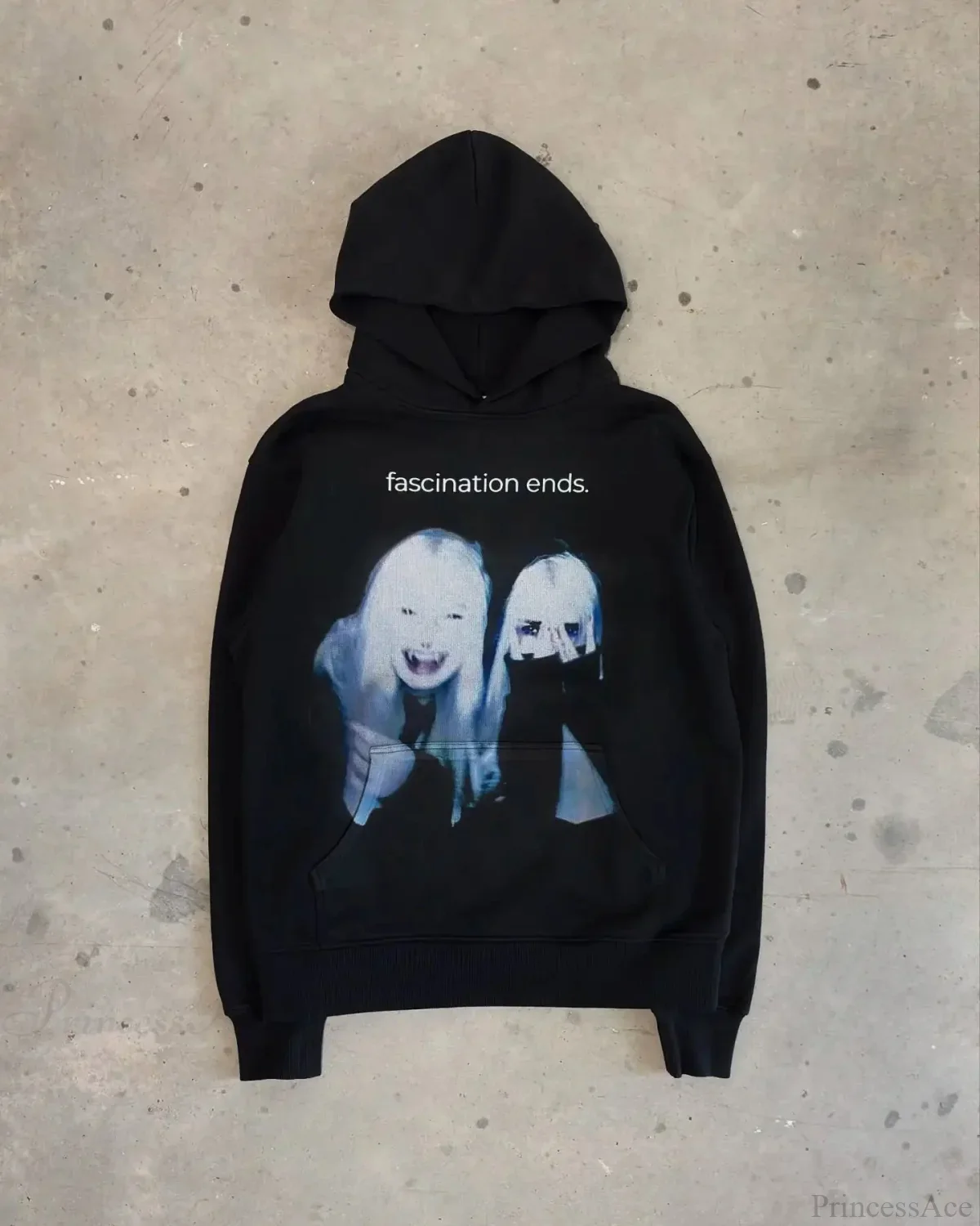 Dark Dirty Pictorial Print Hoodie - Image 6