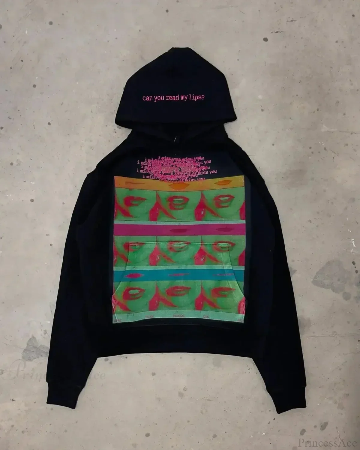 Dark Dirty Pictorial Print Hoodie - Image 9