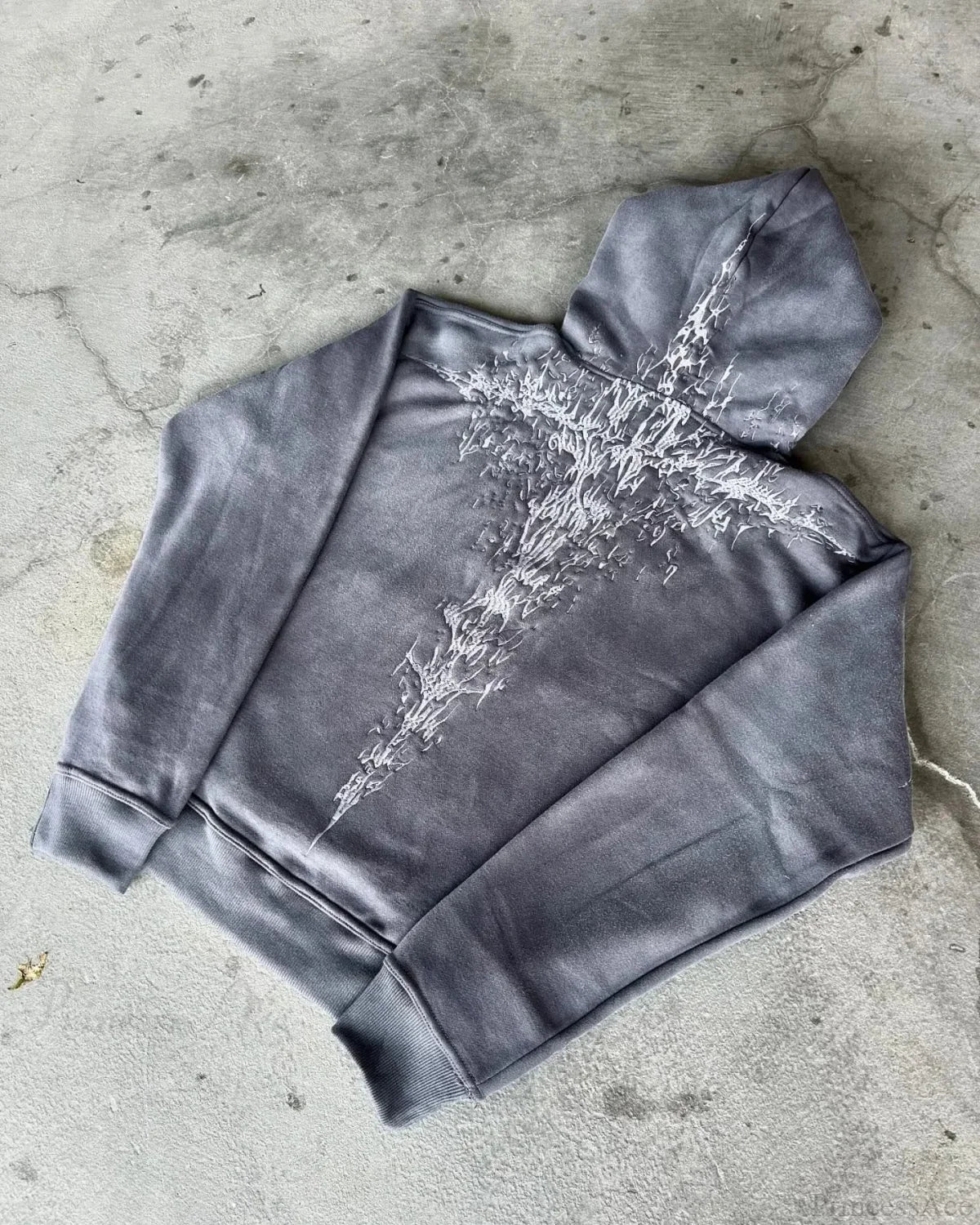 Dark Embroidered Cleansing Sweatshirt - Image 4