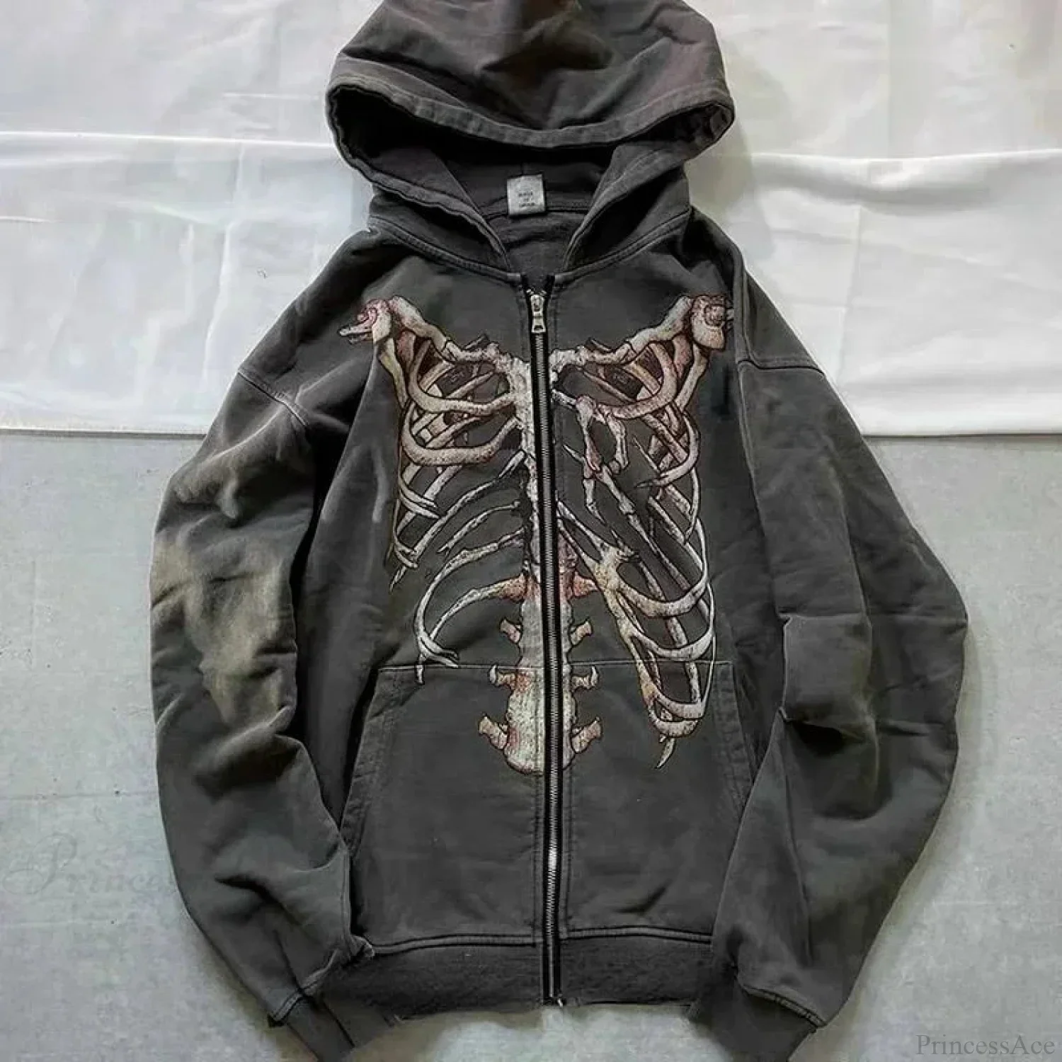 Dark Eyes Print Athletic Hoodie - Image 19