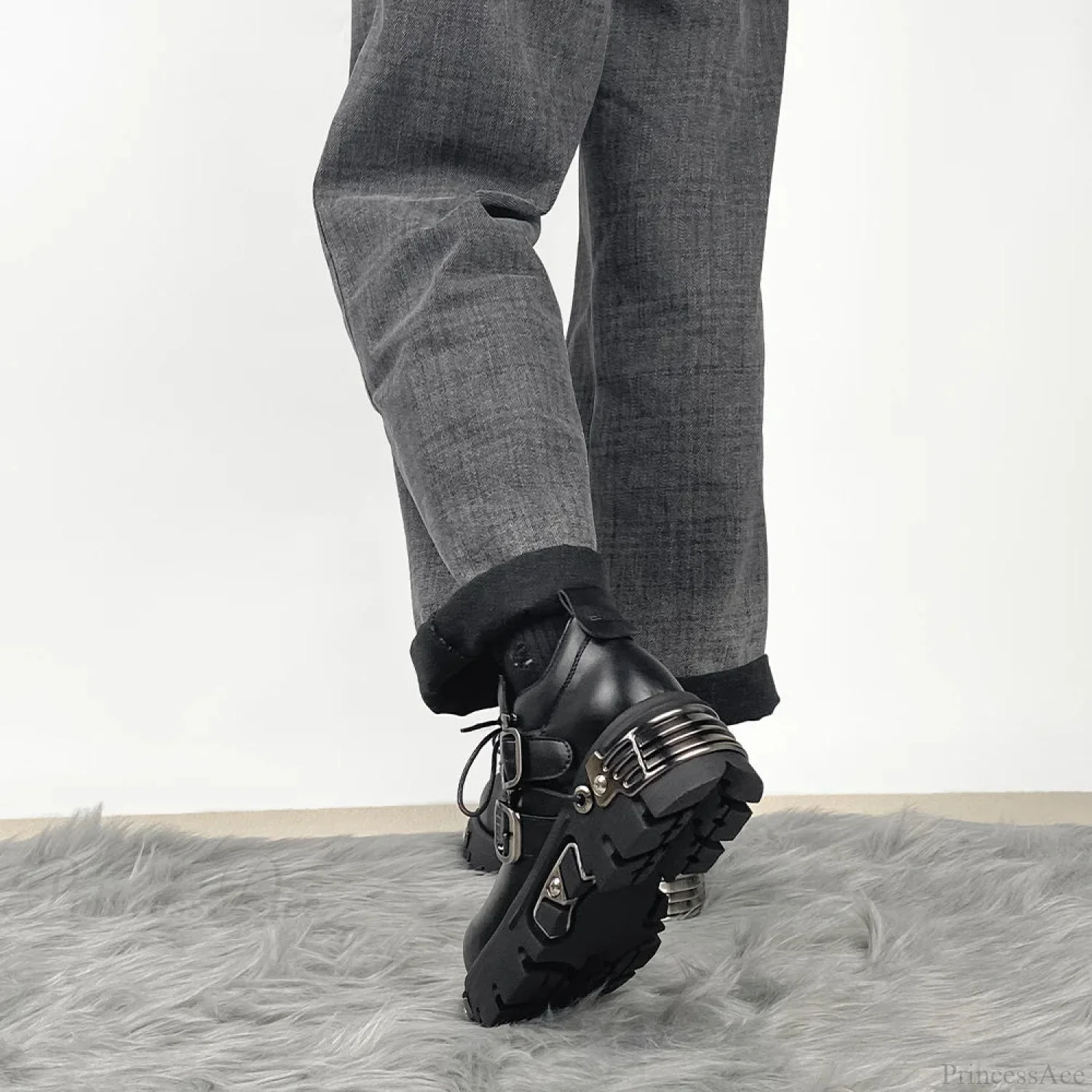 Dark Fire Carved Elevated Sneaker - Image 3