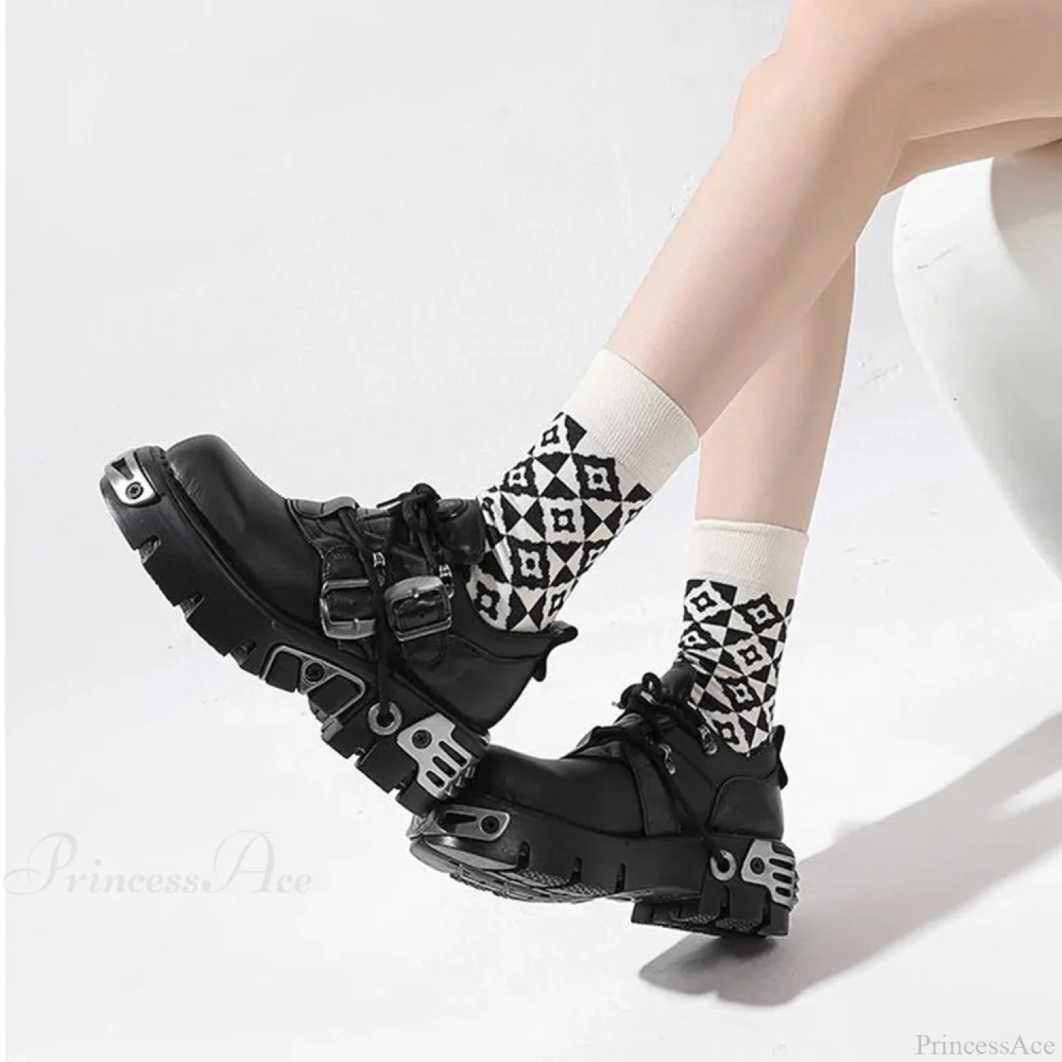 Dark Fire Carved Elevated Sneaker - Image 4