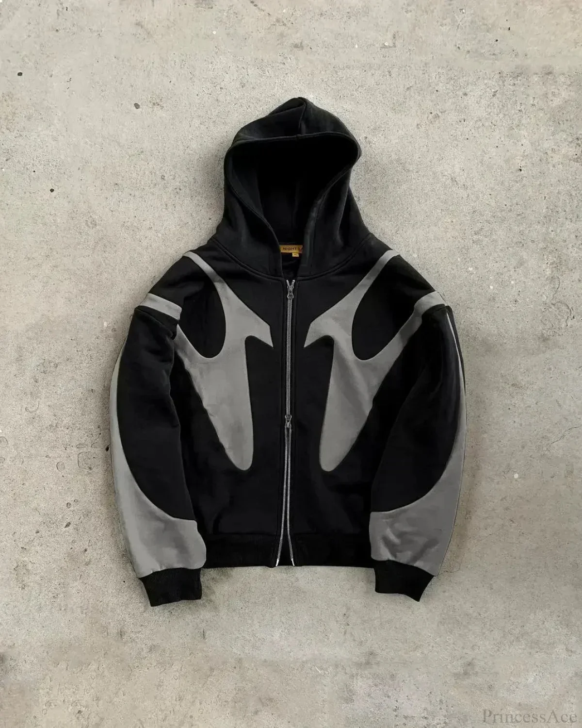 Dark Flash Diamond Patch Hoodie - Image 9