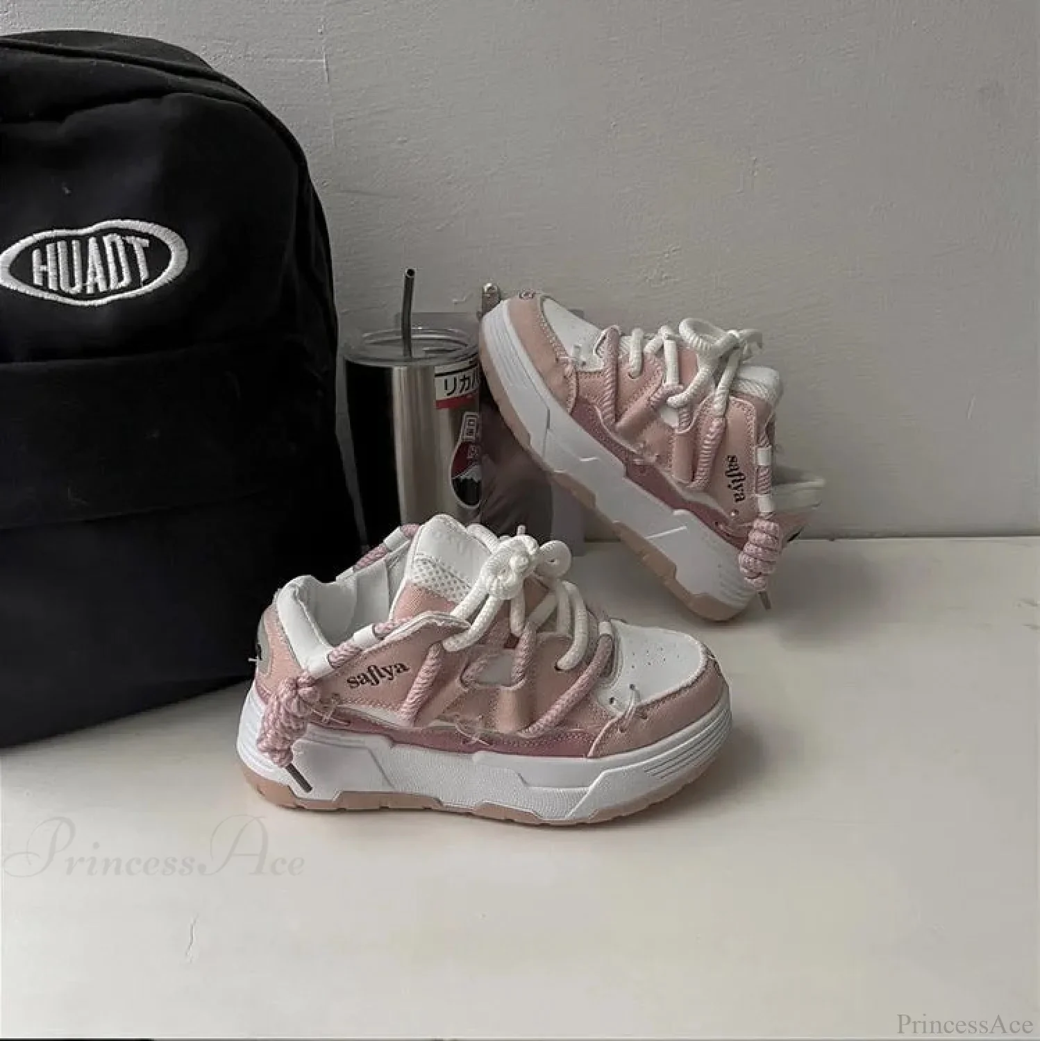 Dark Grey Gothic Bulky Sneaker - Image 4