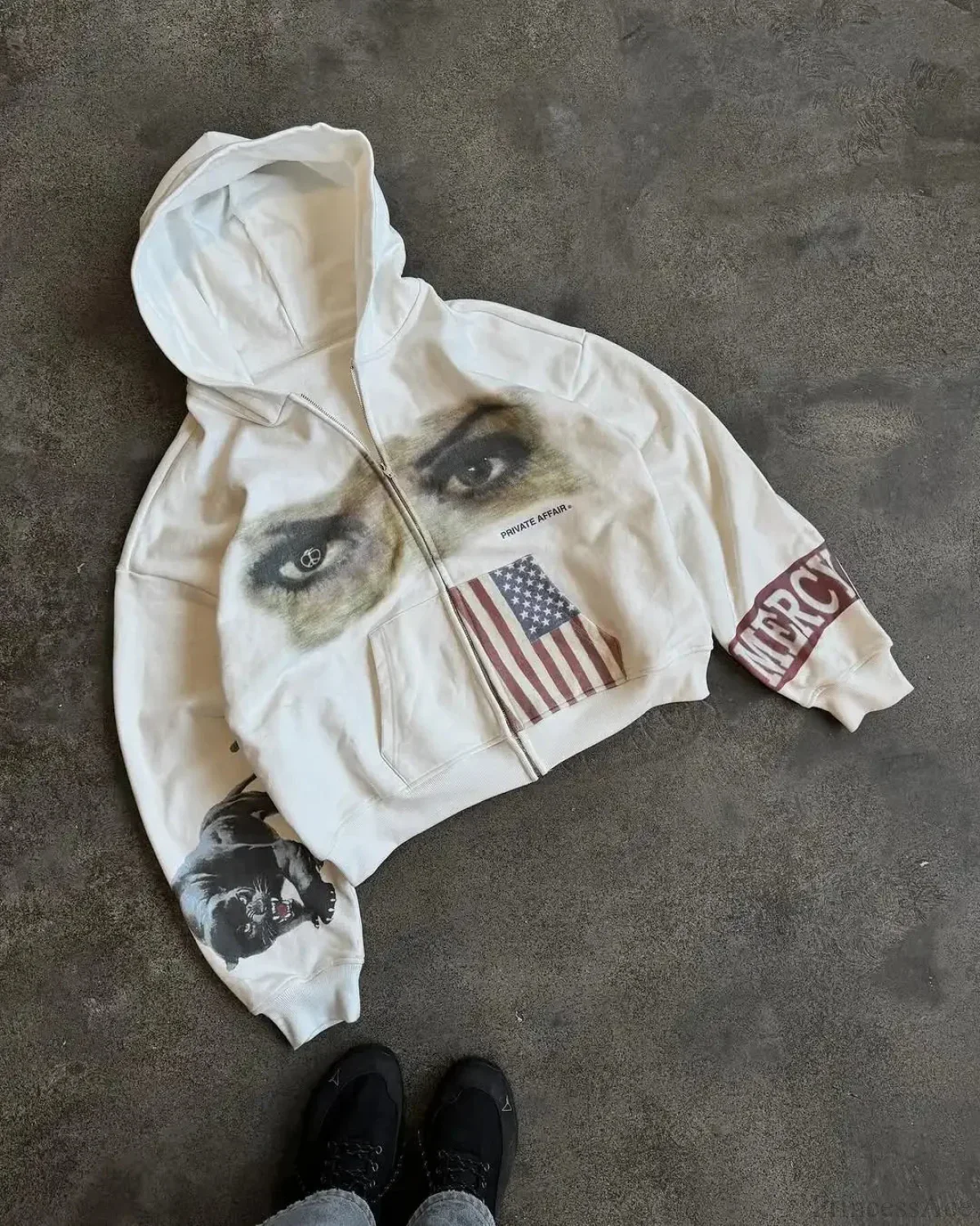 Dark Hip Hop Large Hoodie