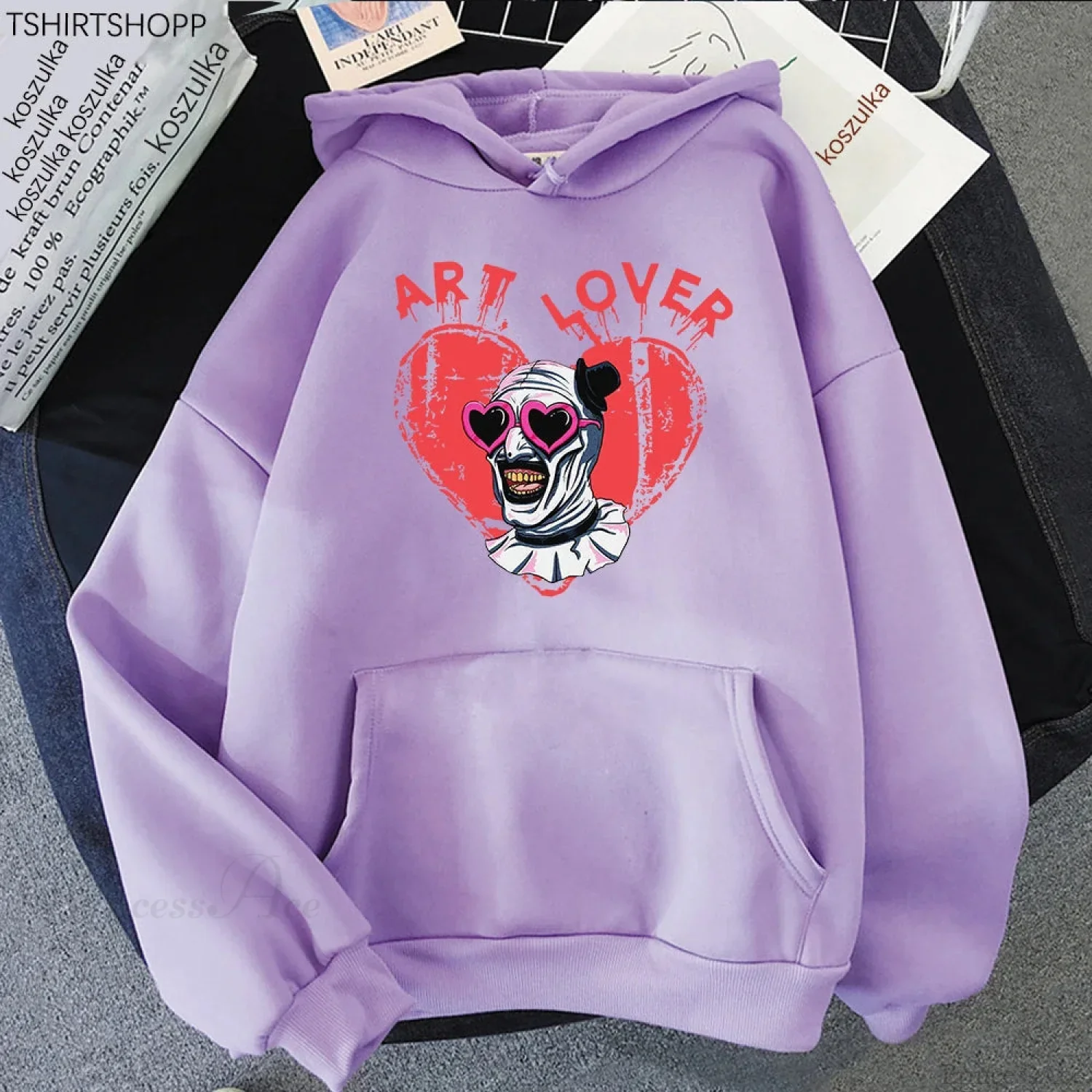 Dark Jester Graphic Pullover Hoodie - Image 4
