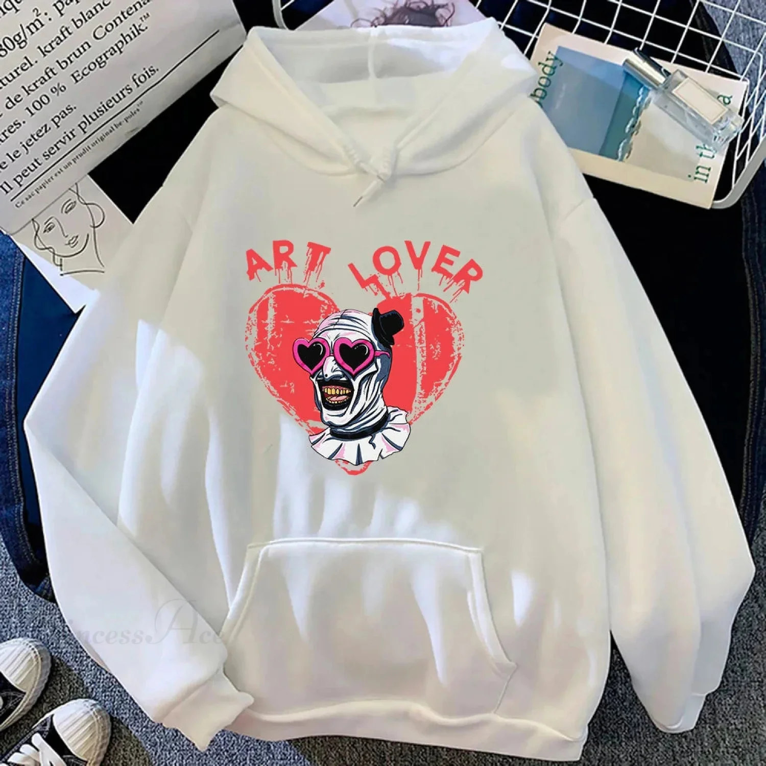 Dark Jester Graphic Pullover Hoodie - Image 6