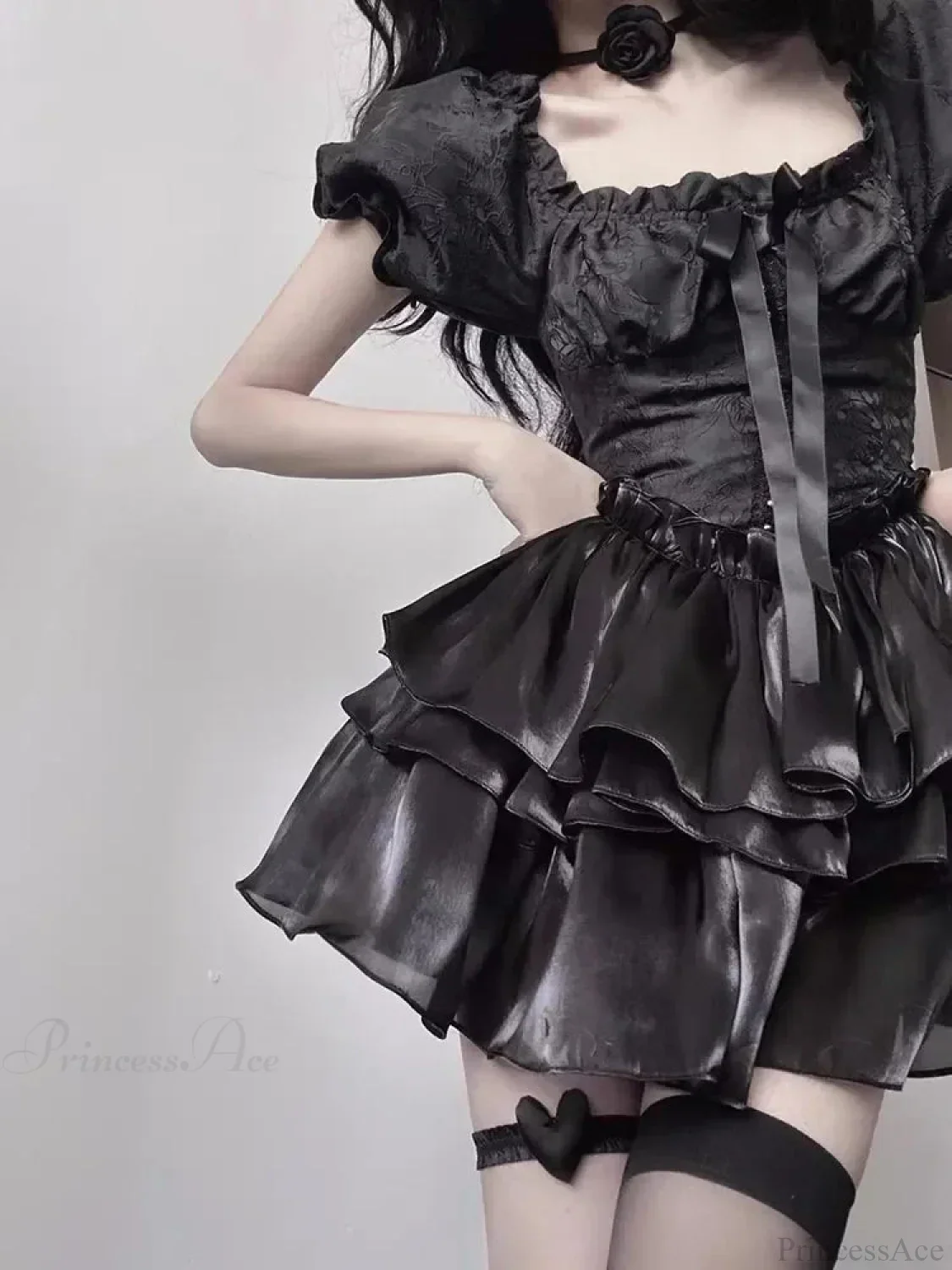 Dark Lolita Spaghetti Small Dress - Image 3
