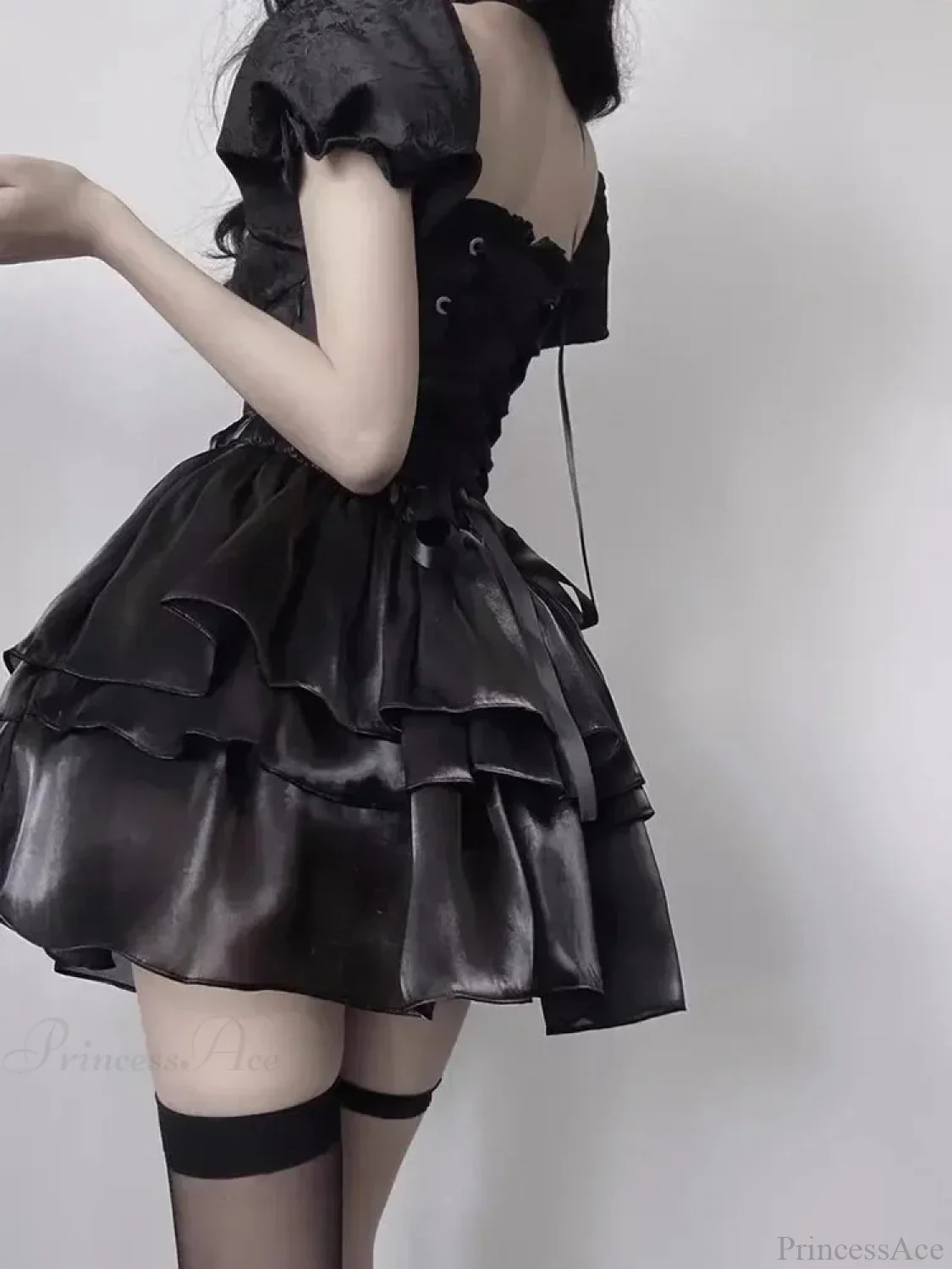 Dark Lolita Spaghetti Small Dress - Image 5