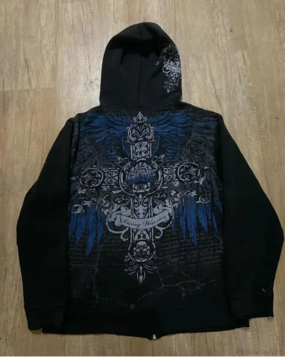 Dark Print Pullover Jumper - Image 2