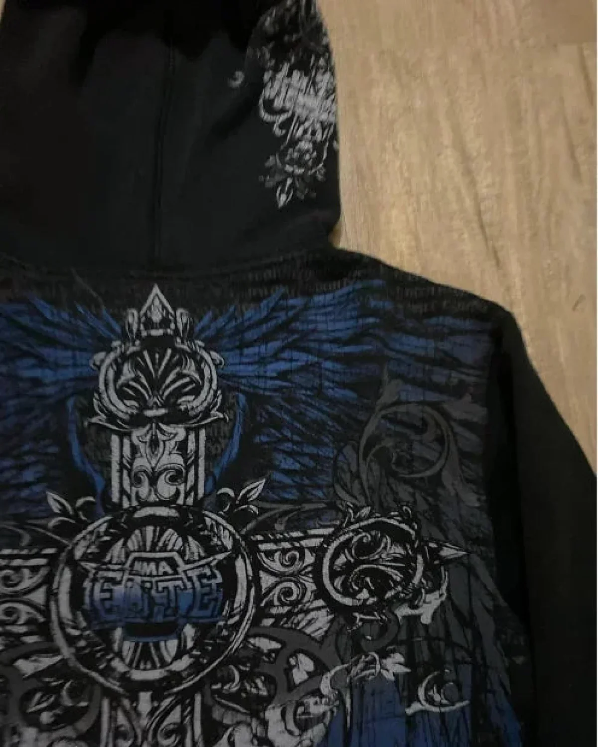 Dark Print Pullover Jumper - Image 3