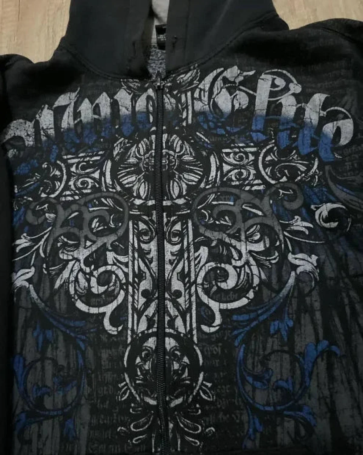 Dark Print Pullover Jumper - Image 5
