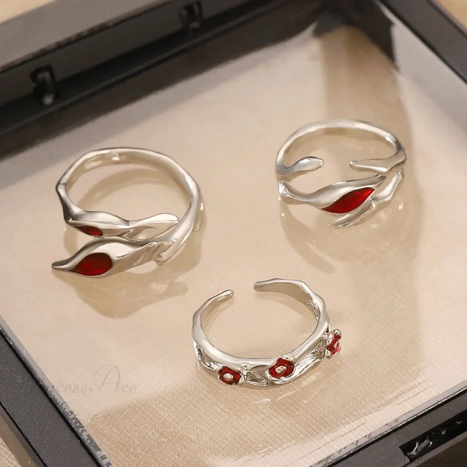 Dark Red Crystal Band - Image 5