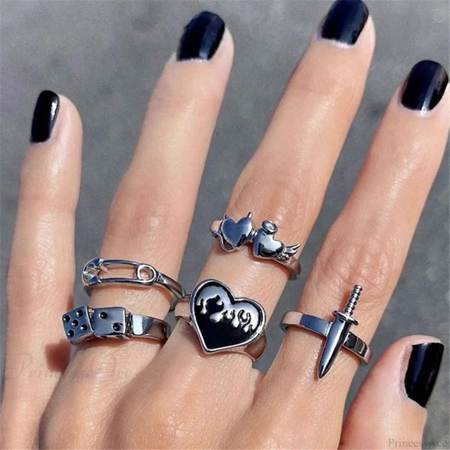 Dark Skull Blossom Seraphim Butterfly Band - Image 10