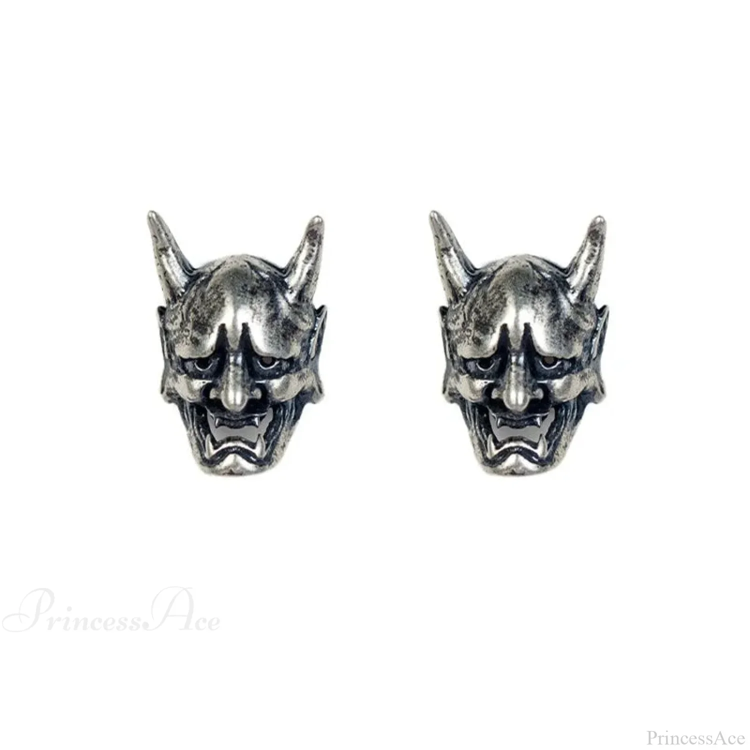 Dark Skull Stainless Steel C Shape Earring - Image 5