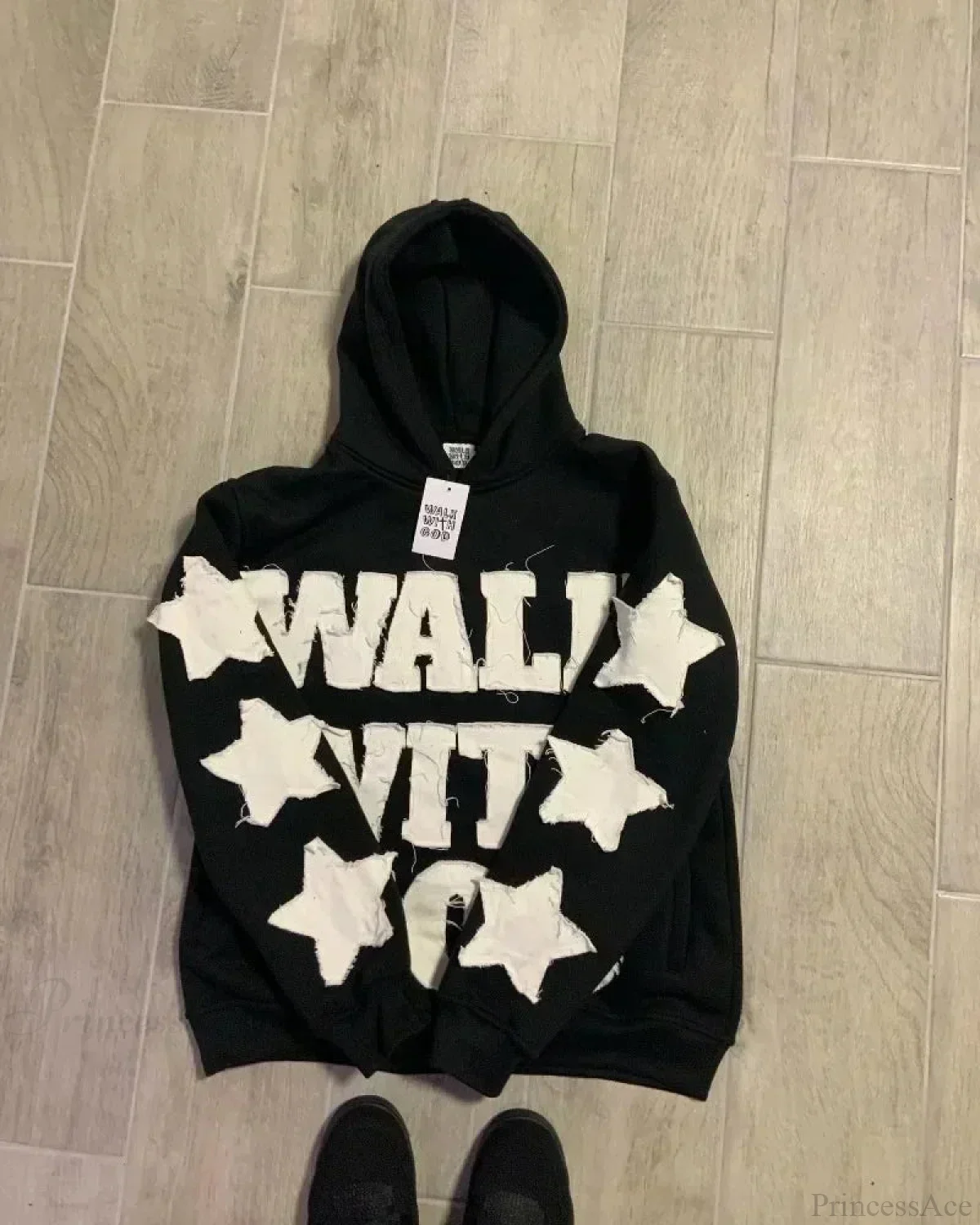 Dark Star Patch Huge Hoodie - Image 3