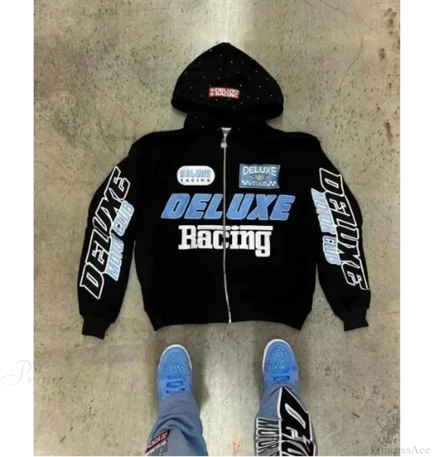 Dark Star Patch Huge Hoodie - Image 4