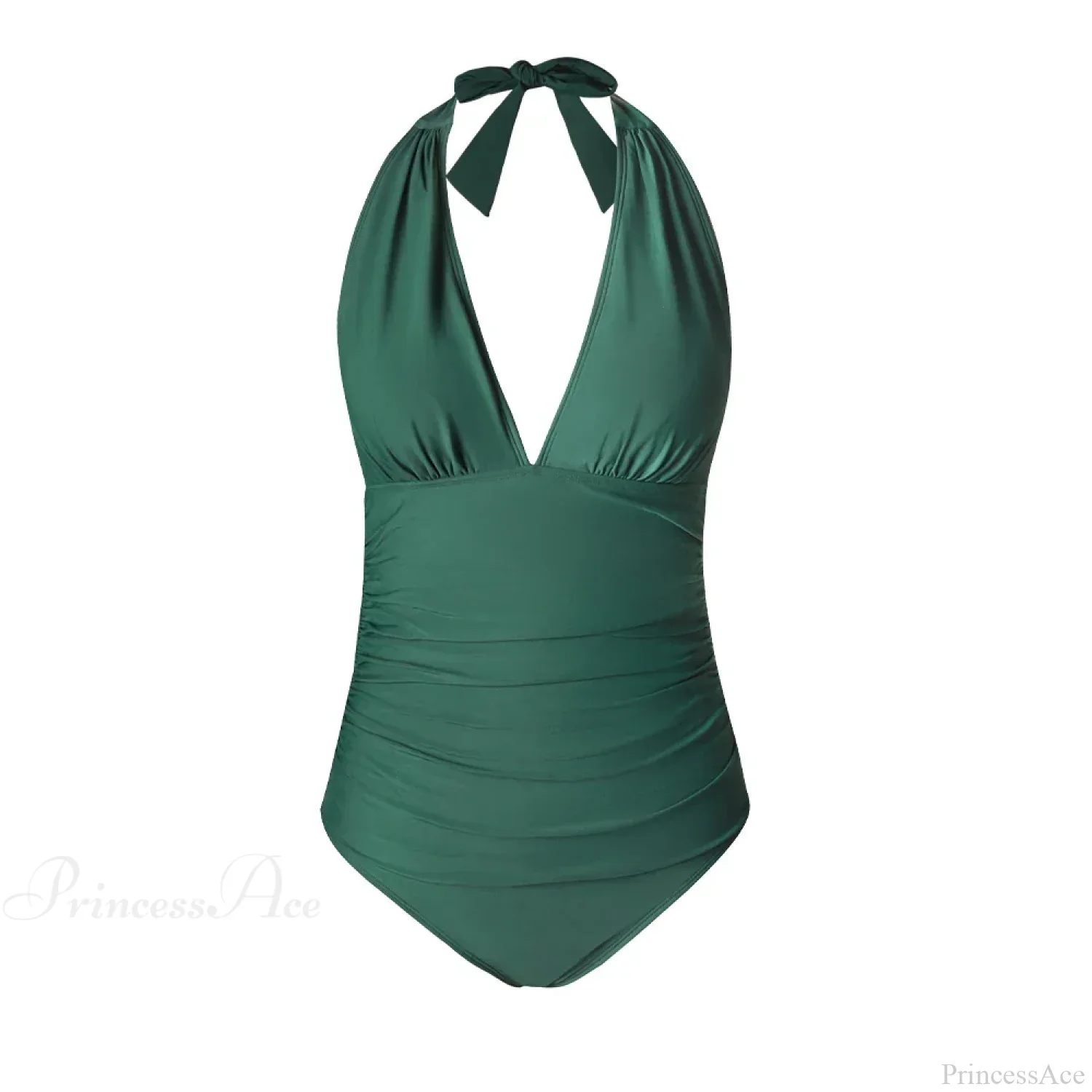 Deep V-neck Halter Backless One Piece Set - Image 9