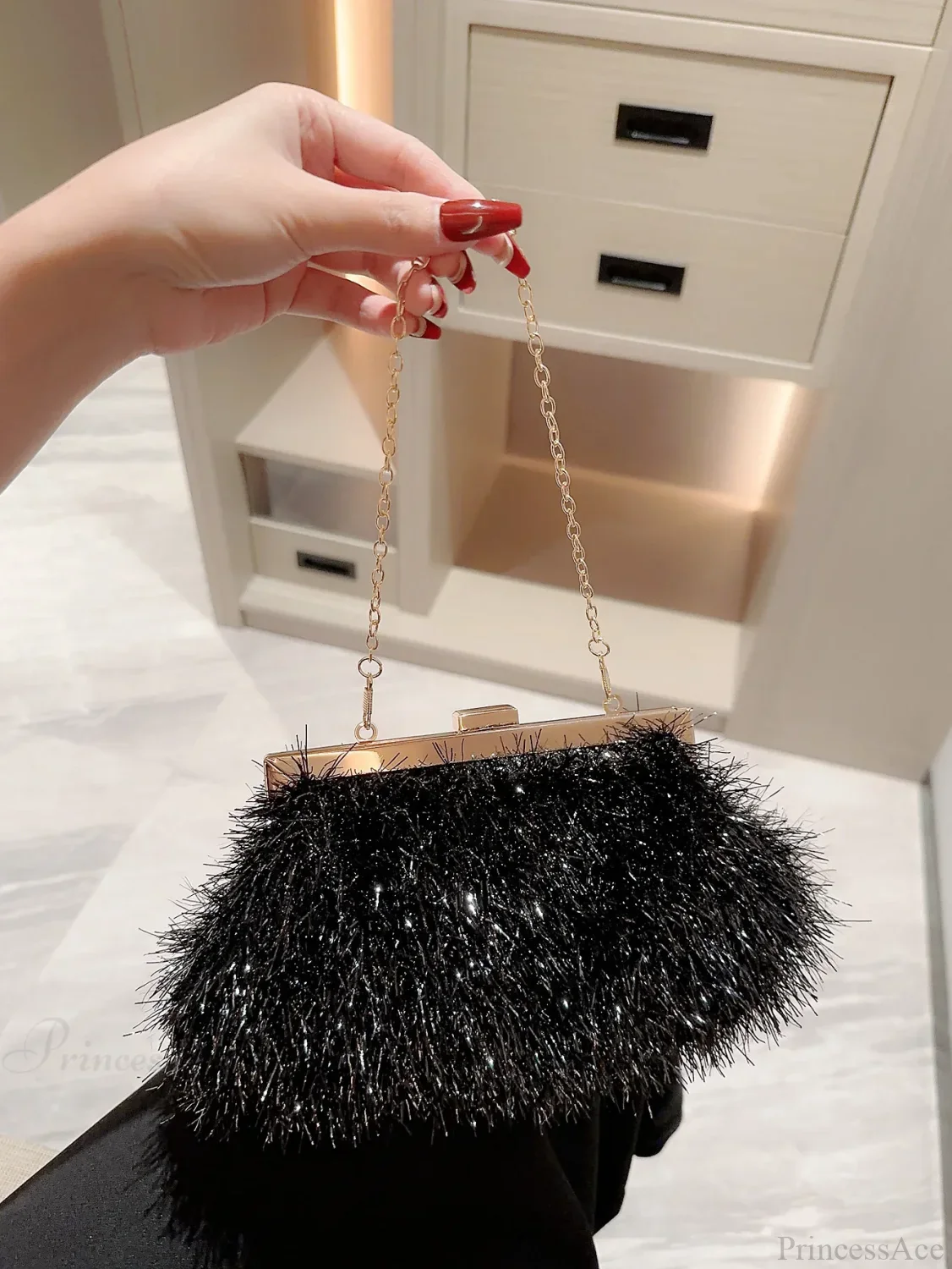 Designer Luxury Evening Clutch Wedding Party Bag - Image 4