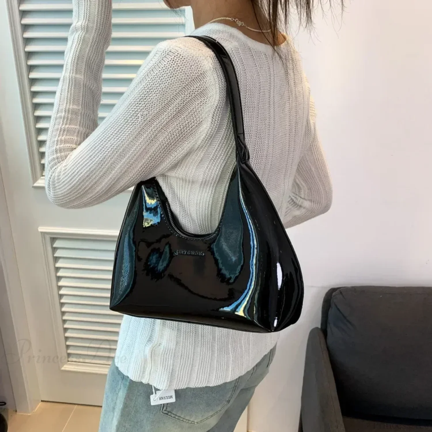 Designer Solid Shoulder Bag for Women - Image 3